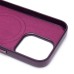 Чехол-накладка для Apple iPhone 15 Pro (багровый) ORG SM002 экокожа SafeMag