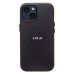 Чехол-накладка для Apple iPhone 15 (черный) ORG SM002 экокожа SafeMag