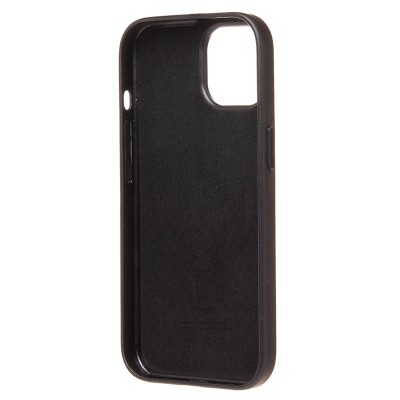 Чехол-накладка для Apple iPhone 15 (черный) ORG SM002 экокожа SafeMag