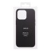 Чехол-накладка для Apple iPhone 15 (черный) ORG SM002 экокожа SafeMag