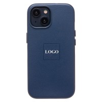 Чехол-накладка для Apple iPhone 15 (тихоокеанский синий) ORG SM002 экокожа SafeMag