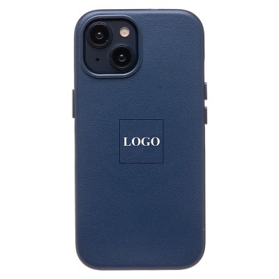 Чехол-накладка для Apple iPhone 15 (тихоокеанский синий) ORG SM002 экокожа SafeMag