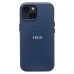 Чехол-накладка для Apple iPhone 15 (тихоокеанский синий) ORG SM002 экокожа SafeMag