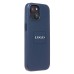 Чехол-накладка для Apple iPhone 15 (тихоокеанский синий) ORG SM002 экокожа SafeMag