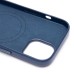 Чехол-накладка для Apple iPhone 15 (тихоокеанский синий) ORG SM002 экокожа SafeMag