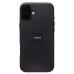 Чехол-накладка для Apple iPhone 16 Plus (черный) ORG SM002 экокожа SafeMag