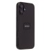 Чехол-накладка для Apple iPhone 16 Plus (черный) ORG SM002 экокожа SafeMag