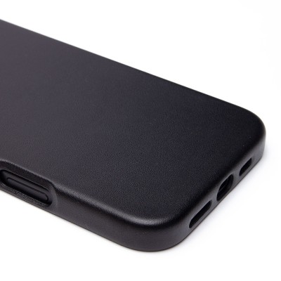 Чехол-накладка для Apple iPhone 16 Plus (черный) ORG SM002 экокожа SafeMag
