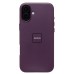 Чехол-накладка для Apple iPhone 16 Plus (багровый) ORG SM002 экокожа SafeMag