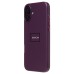 Чехол-накладка для Apple iPhone 16 Plus (багровый) ORG SM002 экокожа SafeMag
