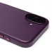 Чехол-накладка для Apple iPhone 16 Plus (багровый) ORG SM002 экокожа SafeMag