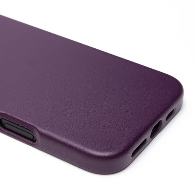 Чехол-накладка для Apple iPhone 16 Plus (багровый) ORG SM002 экокожа SafeMag