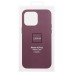 Чехол-накладка для Apple iPhone 16 Plus (багровый) ORG SM002 экокожа SafeMag