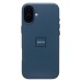 Чехол-накладка для Apple iPhone 16 Plus (тихоокеанский синий) ORG SM002 экокожа SafeMag
