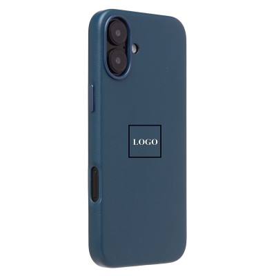 Чехол-накладка для Apple iPhone 16 Plus (тихоокеанский синий) ORG SM002 экокожа SafeMag