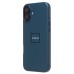 Чехол-накладка для Apple iPhone 16 Plus (тихоокеанский синий) ORG SM002 экокожа SafeMag