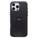 Чехол-накладка для Apple iPhone 16 Pro Max (черный) ORG SM002 экокожа SafeMag