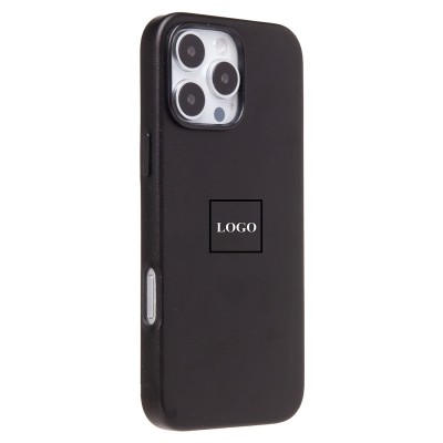 Чехол-накладка для Apple iPhone 16 Pro Max (черный) ORG SM002 экокожа SafeMag Чехол-накладка для Apple iPhone 16 Pro Max (черный) ORG SM002 экокожа SafeMag