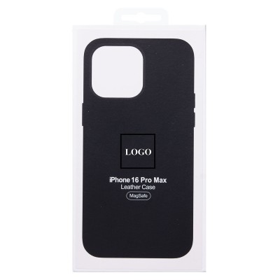 Чехол-накладка для Apple iPhone 16 Pro Max (черный) ORG SM002 экокожа SafeMag Чехол-накладка для Apple iPhone 16 Pro Max (черный) ORG SM002 экокожа SafeMag