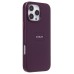 Чехол-накладка для Apple iPhone 16 Pro Max (багровый) ORG SM002 экокожа SafeMag Чехол-накладка для Apple iPhone 16 Pro Max (багровый) ORG SM002 экокожа SafeMag