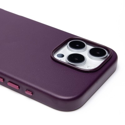 Чехол-накладка для Apple iPhone 16 Pro Max (багровый) ORG SM002 экокожа SafeMag Чехол-накладка для Apple iPhone 16 Pro Max (багровый) ORG SM002 экокожа SafeMag