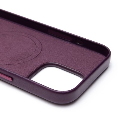 Чехол-накладка для Apple iPhone 16 Pro Max (багровый) ORG SM002 экокожа SafeMag Чехол-накладка для Apple iPhone 16 Pro Max (багровый) ORG SM002 экокожа SafeMag
