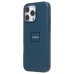 Чехол-накладка для Apple iPhone 16 Pro Max (тихоокеанский синий) ORG SM002 экокожа SafeMag