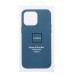 Чехол-накладка для Apple iPhone 16 Pro Max (тихоокеанский синий) ORG SM002 экокожа SafeMag