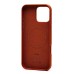 Чехол-накладка для Apple iPhone 16 Pro Max (серо-коричневый) ORG SM002 экокожа SafeMag