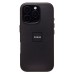 Чехол-накладка для Apple iPhone 16 Pro (черный) ORG SM002 экокожа SafeMag