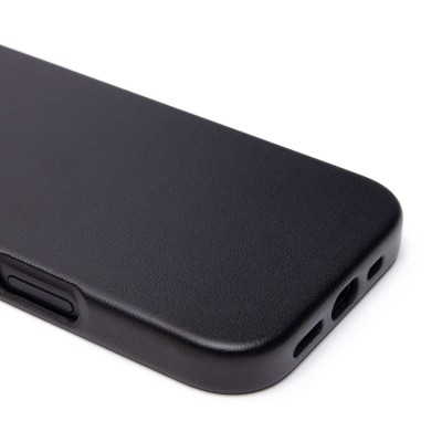 Чехол-накладка для Apple iPhone 16 Pro (черный) ORG SM002 экокожа SafeMag