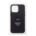 Чехол-накладка для Apple iPhone 16 Pro (черный) ORG SM002 экокожа SafeMag