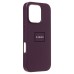 Чехол-накладка для Apple iPhone 16 Pro (багровый) ORG SM002 экокожа SafeMag