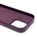 Чехол-накладка для Apple iPhone 16 Pro (багровый) ORG SM002 экокожа SafeMag