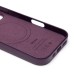 Чехол-накладка для Apple iPhone 16 Pro (багровый) ORG SM002 экокожа SafeMag