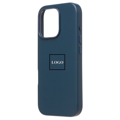 Чехол-накладка для Apple iPhone 16 Pro (тихоокеанский синий) ORG SM002 экокожа SafeMag
