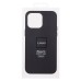Чехол-накладка для Apple iPhone 16 (черный) ORG SM002 экокожа SafeMag