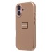 Чехол-накладка для Apple iPhone 16 (пустынный золотой) ORG SM002 экокожа SafeMag