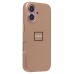 Чехол-накладка для Apple iPhone 16 (пустынный золотой) ORG SM002 экокожа SafeMag