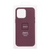 Чехол-накладка для Apple iPhone 16 (багровый) ORG SM002 экокожа SafeMag