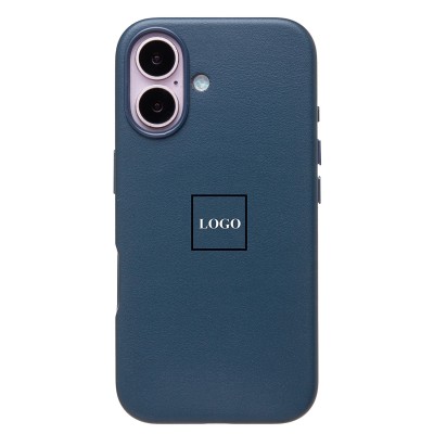 Чехол-накладка для Apple iPhone 16 (тихоокеанский синий) ORG SM002 экокожа SafeMag