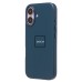 Чехол-накладка для Apple iPhone 16 (тихоокеанский синий) ORG SM002 экокожа SafeMag