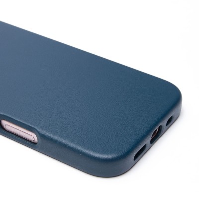 Чехол-накладка для Apple iPhone 16 (тихоокеанский синий) ORG SM002 экокожа SafeMag