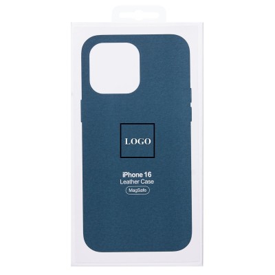 Чехол-накладка для Apple iPhone 16 (тихоокеанский синий) ORG SM002 экокожа SafeMag