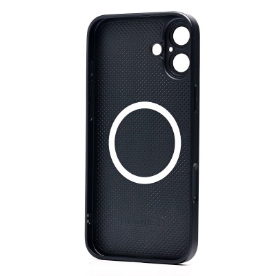 Чехол-накладка для Apple iPhone 16 Plus (черный) ORG SM021 SafeMag