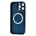 Чехол-накладка для Apple iPhone 16 Pro Max (синий) ORG SM021 SafeMag