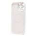 Чехол-накладка для Apple iPhone 16 Pro Max (белый) ORG SM021 SafeMag