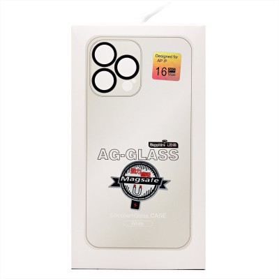 Чехол-накладка для Apple iPhone 16 Pro Max (белый) ORG SM021 SafeMag