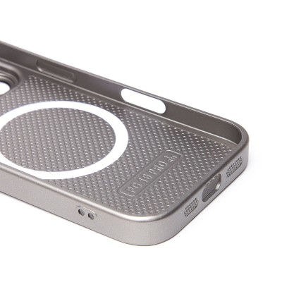 Чехол-накладка для Apple iPhone 16 Pro (титановый) ORG SM021 SafeMag