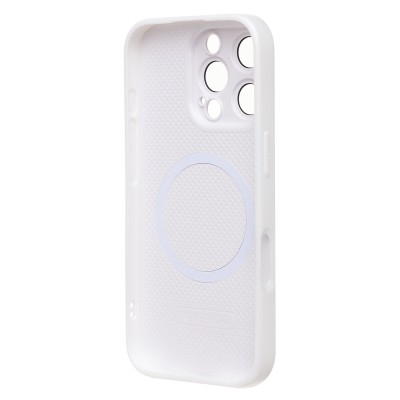 Чехол-накладка для Apple iPhone 16 Pro (белый) ORG SM021 SafeMag
